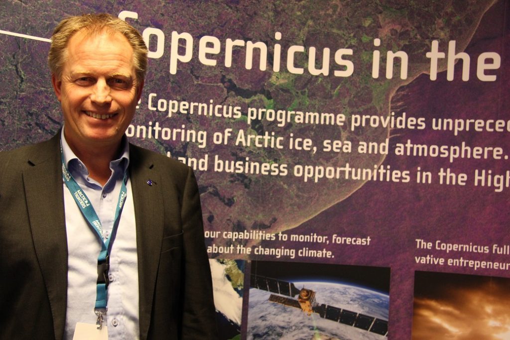 Pål Brekke, a senior adviser at the Norwegian Space Centre. (Eilis Quinn/ Eye on the Arctic)