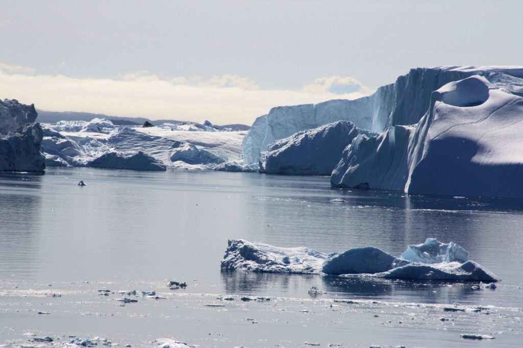 Cruising between the icebergs on Greenland’s west coast is a popular tourist attraction. (Irene Quaile, Ilulissat )