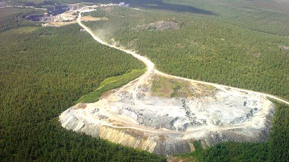 The Pahtavaara gold mine in 2009. (Matti Torvinen/Yle)