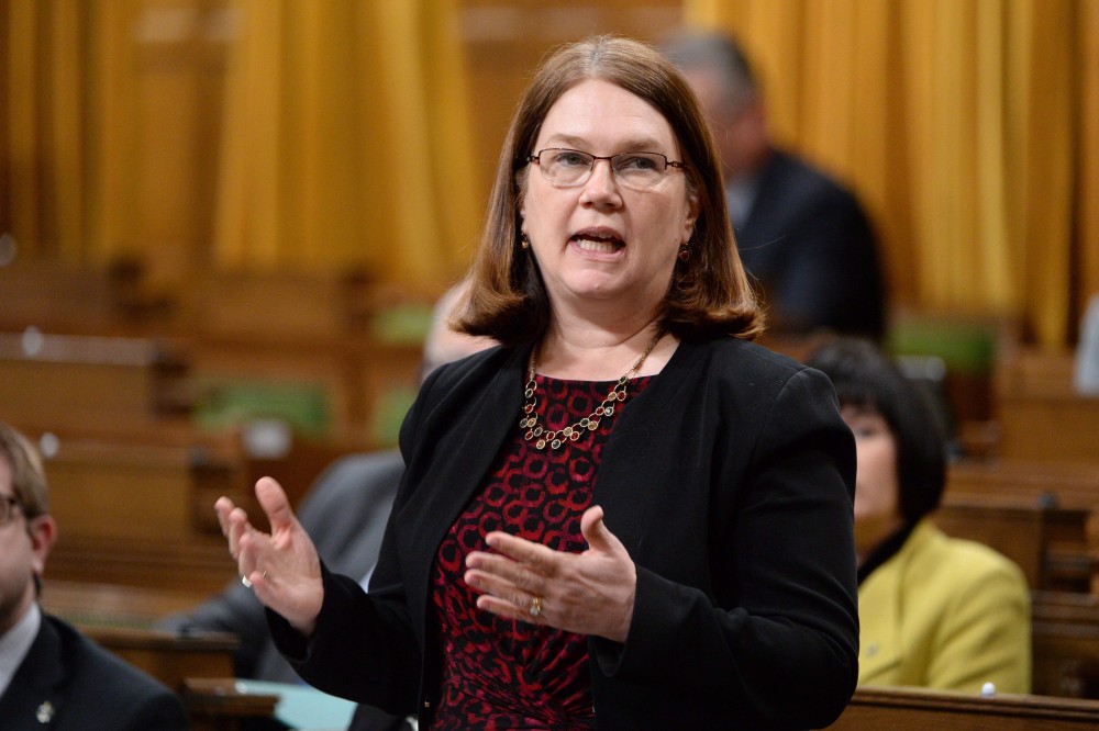 Jane Philpott, minister of Health, takes part in an emergency debate on the suicide crisis on Aboriginal reserves, particularly in Attawapiskat in Ontario, in the House of Commons in Ottawa, Tuesday, April 12, 2016. Adrian Wyld/THE CANADIAN PRESS
