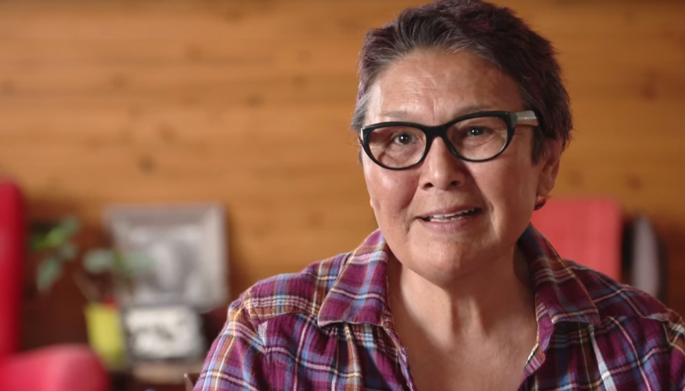 Edna Elias appears in a still from the documentary Edna’s Bloodline, which traces her Swedish ancestry. According to filmmaker Eva Wunderman, Elias’s great grandfather was a Swede who trapped and hunted, established a Hudson’s Bay post and sailed the Northwest Passage. Photo Credit: Wunderman Film Inc./Youtbube