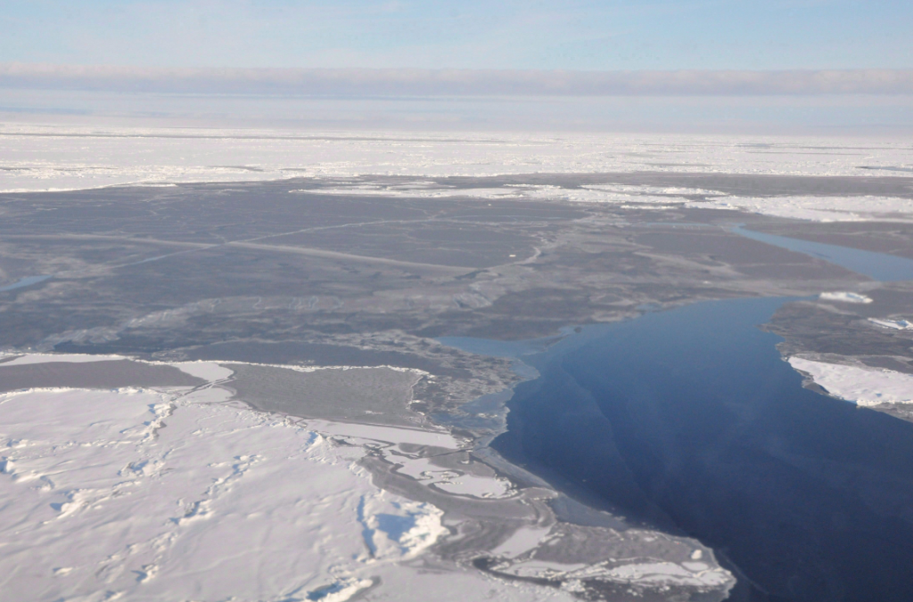 This 2014 photo provided by NOAA shows Arctic ice coverage. Scientists say Arctic sea ice has reached a record winter low again. (NOAA/AP/The Canadian Press)