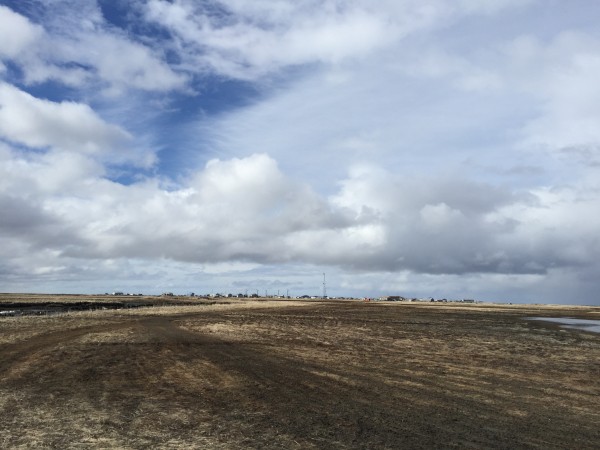 A view of the Alaskan community of Kwingillingok. A program here is teaching both Yupik and English to students. (Hillman/Alaska Public Media)