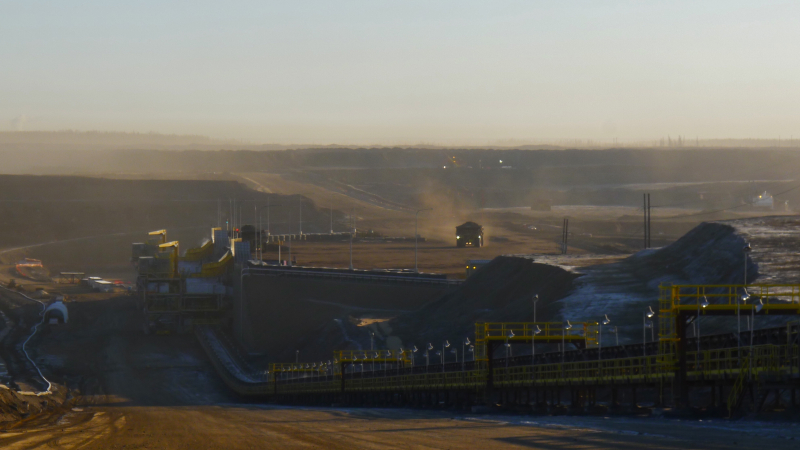A Northern Corridor – so that Canada can have more of this. Oil sands extraction in Alberta. (Photo: Mia Bennett.)