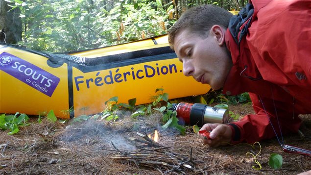 Quebec adventurer Frederic Dion will need all his considerable survival skills to survive his next adventure in the Yukon wilderness. (Frederic Dion/ Courtesy Scouts Canada)