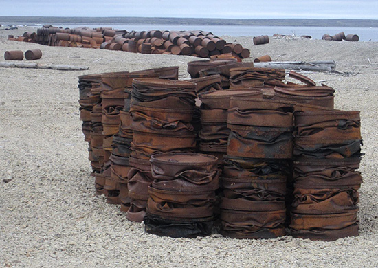Two-thousand tons of scrap metal are expected to be removed from Kotelny Island in the Russian Arctic this summer. (Ministry of Defence of the Russian Federation)