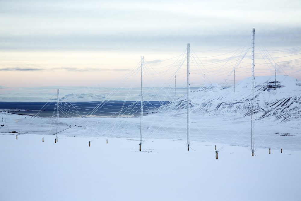 Radar antennas at the European Incoherent Scatter Scientific Association (EISCAT) facility on Breinosa, Svalbard, Norway October 24, 2015. (Anna Filipova/REUTERS)