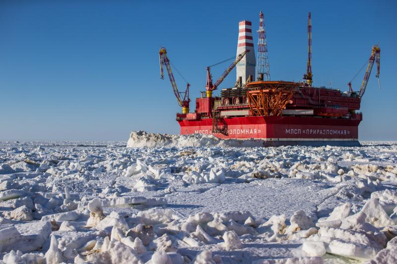 Gazprom Neft operates Russia's only offshore Arctic oil field, the Prirazlomnoye. (Gazprom Neft)