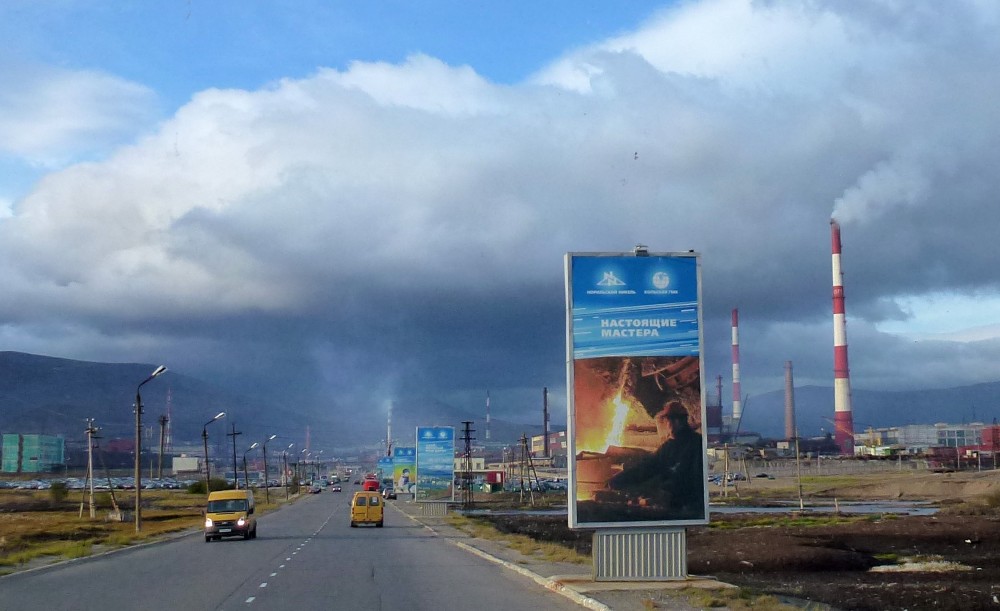 Norilsk-Nickel's smelters Monchegorsk on the Kola Peninsula. (Atle Staalesen/The Independent Barents Observer)