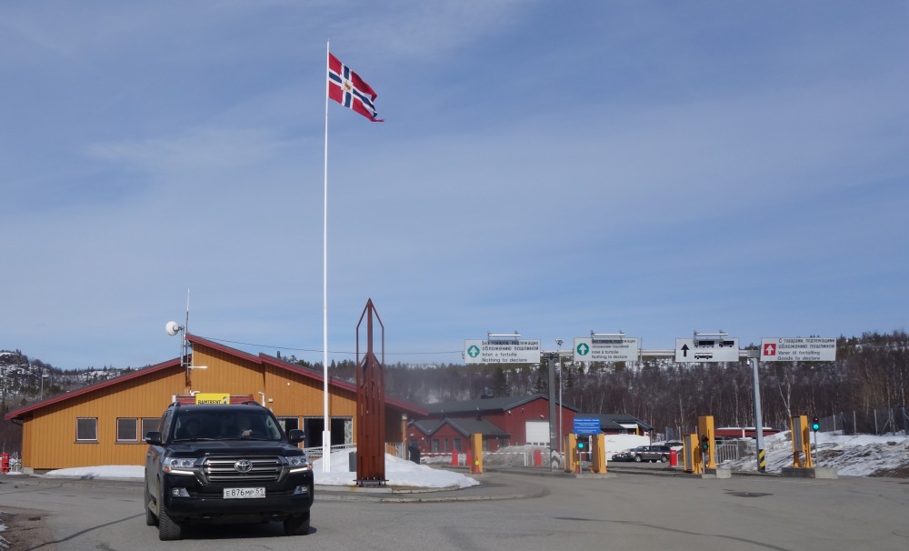 The Storskog border crossing point. (Atle Staalesen)