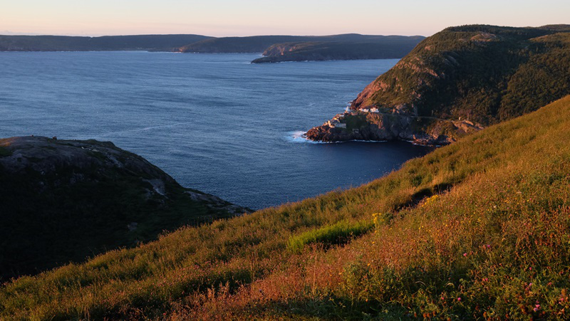 Sunrise from Signal Hill in St. John’s, Newfoundland and Labrador. It doesn’t much resemble popular conceptions of the Arctic at this time of year. (Mia Bennett)