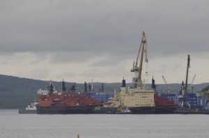 Atomflot in the Kola Bay. (Thomas Nilsen / The Independent Barents Observer)