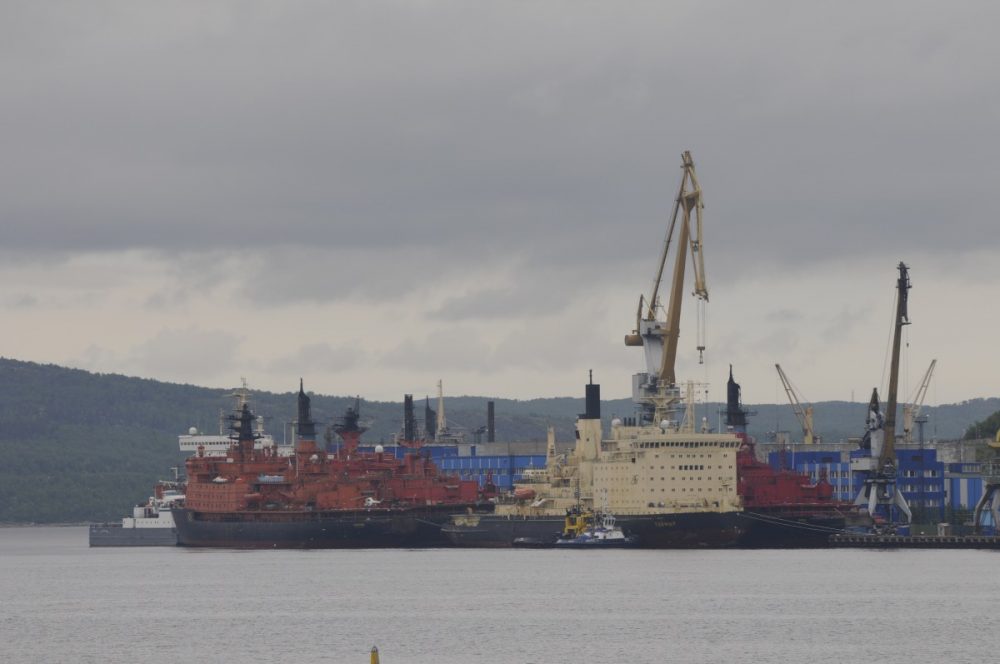 Atomflot is the service base for Russia’s fleet of civilian nuclear powered vessels north of Murmansk in the Kola Bay. (Thomas Nilsen / The Independent Barents Observer)