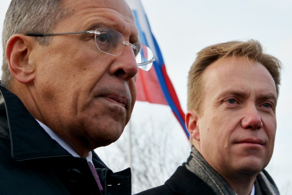 Sergey Lavrov's last visit to Norway was in October 2014 when Børge Brende invited him to celebrate the 70th anniversary of the Red Army's liberation of Finnmark. (Thomas Nilsen/The Independent Barents Observer)