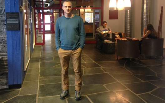 Fredrik Vestberg at Swedish Radio's P4 Jämtland investigated the story about the alleged assault by young refugees. (Karin Nilsson/Radio Sweden)