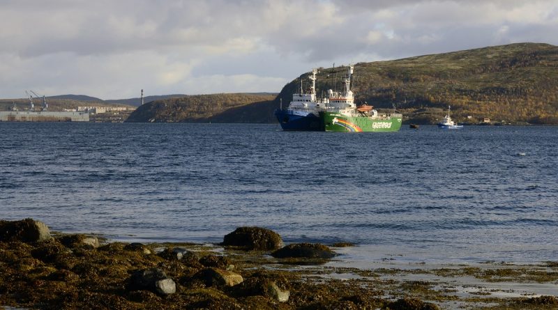 norwegian-coast-guard-tows-arctic-sunrise-to-tromso