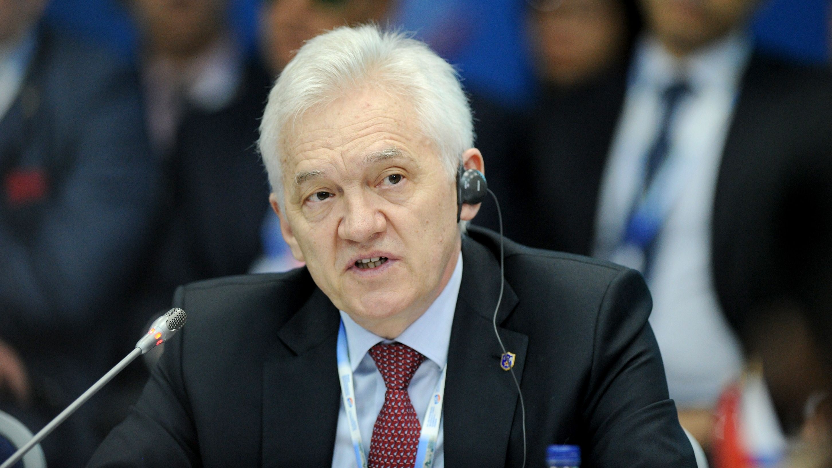 Gennady Timchenko, Russia’s 4th richest man, seen here in 2014. (Olga Maltseva/AFP/Getty Images)