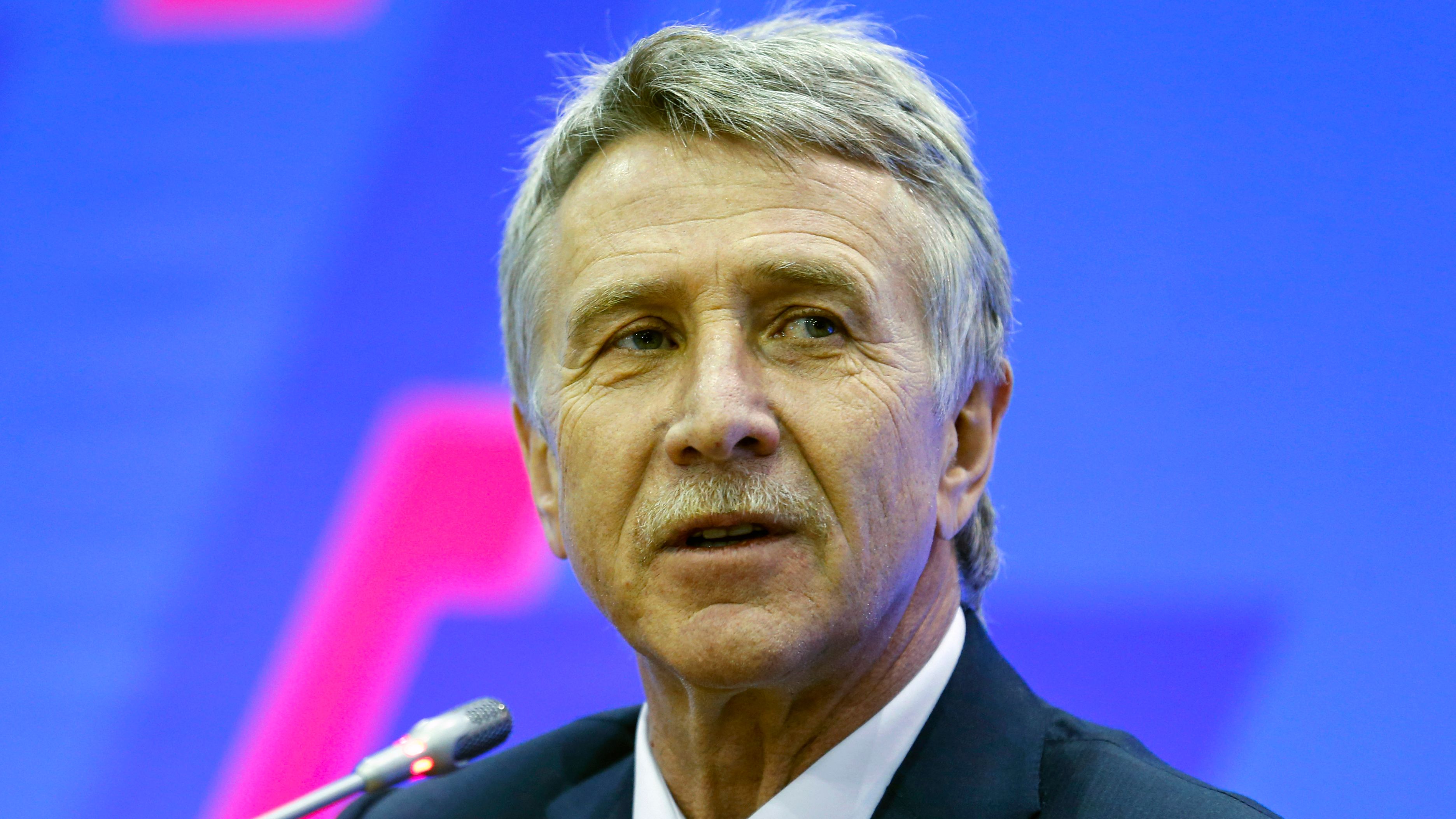 Leonid Mikhelson, Russia’s 3rd richest person, seen here in 2017. (Maxim Zmeyev/AFP/Getty Images)