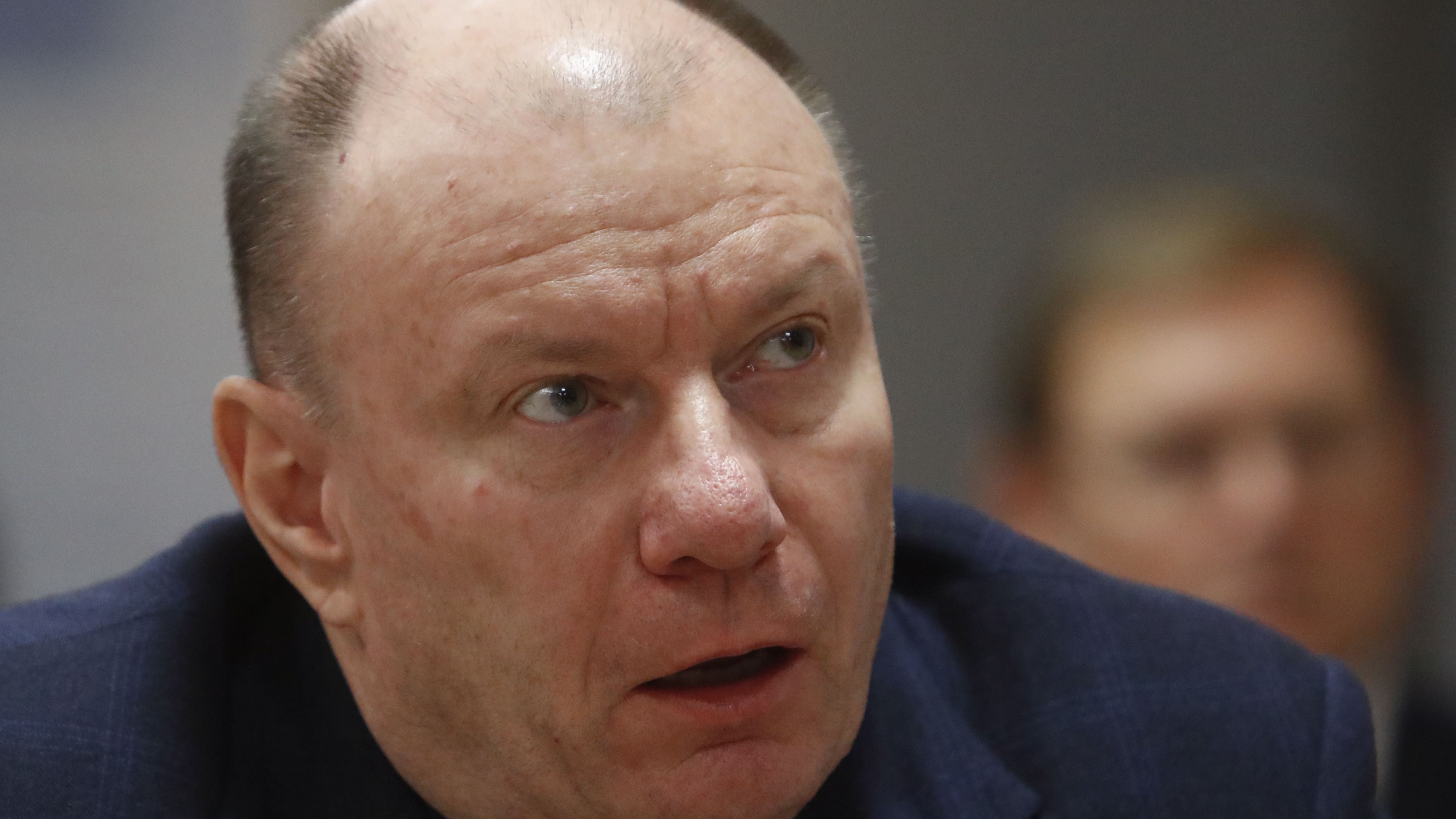 Vladimir Potanin, Russia’s 5th richest man, pictured in 2017. (Sergei Karpukhin/Reuters)