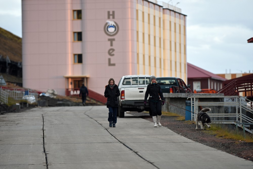 The new hotel in Barentsburg has room for 90 guests. (Thomas Nilsen/The Independent Barents Observer)