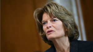 Senate Energy and Natural Resources Committee Chair Lisa Murkowski, R-AK, speaks during a committee hearing on the World Energy Outlook at the Dirksen Senate Office Building on Capitol Hill in Washington, DC, on February 28, 2019. (Mandel Ngan/AFP/Getty Images)