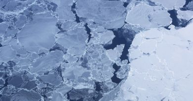ELLESMERE ISLAND, CANADA - MARCH 29: Sea ice is seen from NASA's Operation IceBridge research aircraft on March 29, 2017 above Ellesmere Island, Canada. The ice fields of Ellesmere Island are retreating due to warming temperatures. NASA's Operation IceBridge has been studying how polar ice has evolved over the past nine years and is currently flying a set of eight-hour research flights over ice sheets and the Arctic Ocean to monitor Arctic ice loss aboard a retrofitted 1966 Lockheed P-3 aircraft. According to NASA scientists and the National Snow and Ice Data Center (NSIDC), sea ice in the Arctic appears to have reached its lowest maximum wintertime extent ever recorded on March 7. Scientists have said the Arctic has been one of the regions hardest hit by climate change.