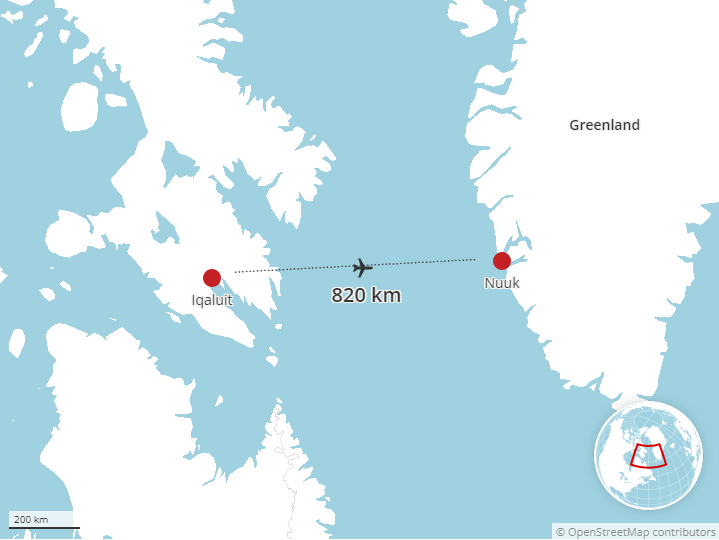 Direct flight between Canada and Greenland could strengthen cultural
