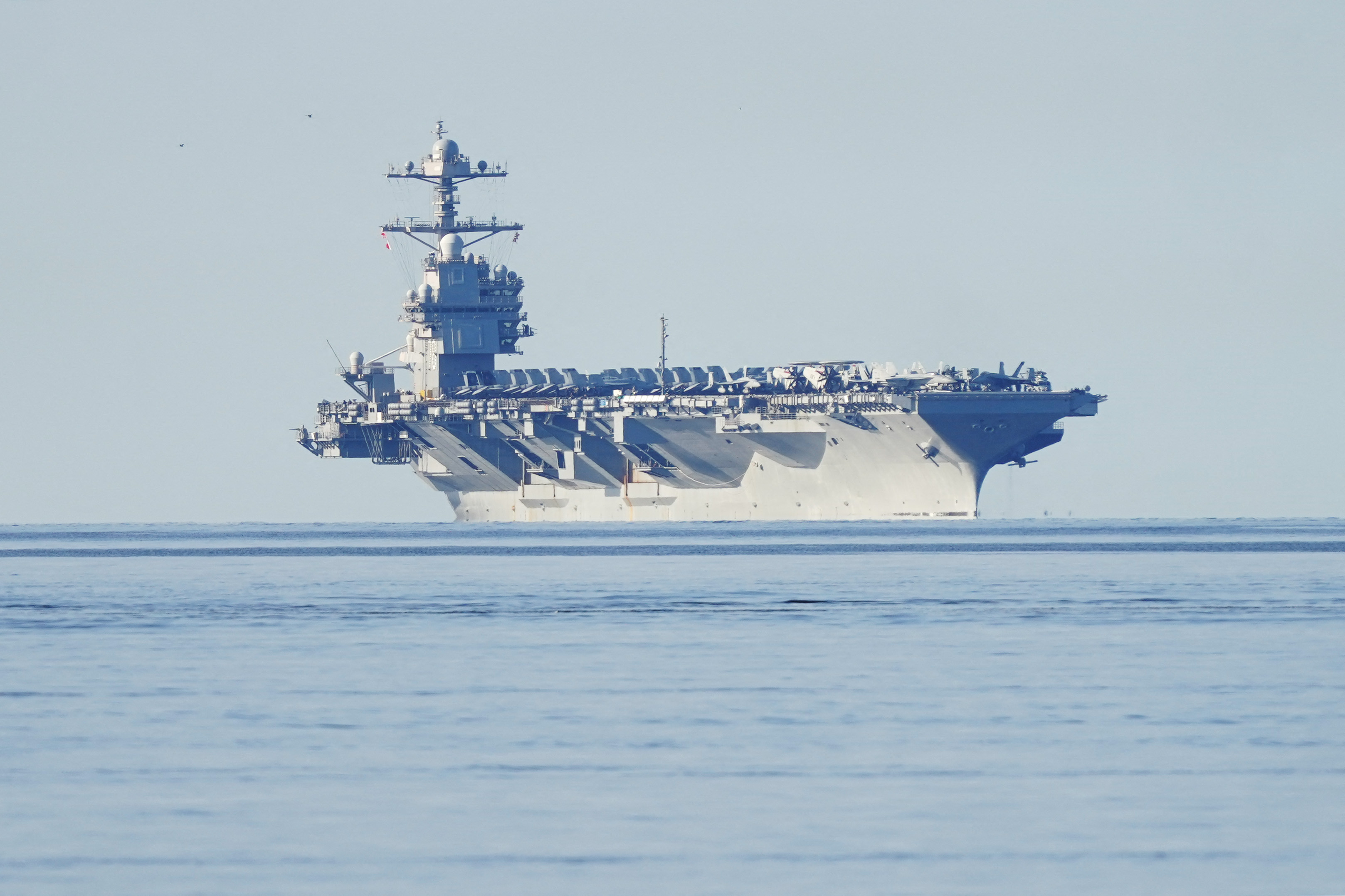 Carrier USS Ford is now operating inside the Arctic Circle Eye on the