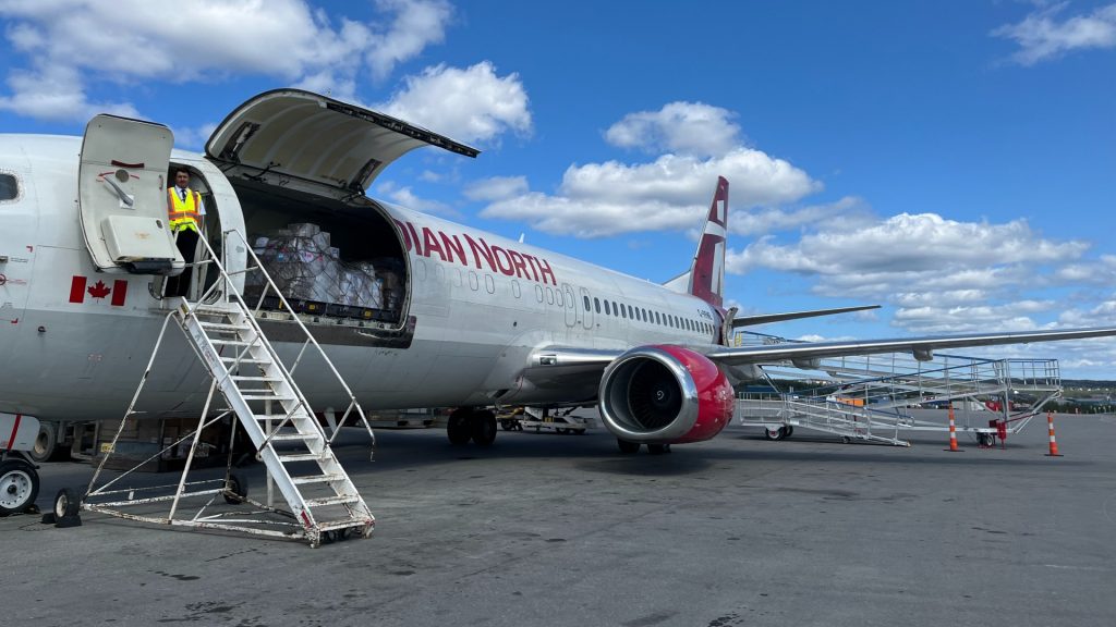 A file photo of a Canadian North plane. (Eilís Quinn/Eye on the Arctic)