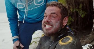 U.K. ultra-marathon swimmer Ross Edgley smilling to the camera.