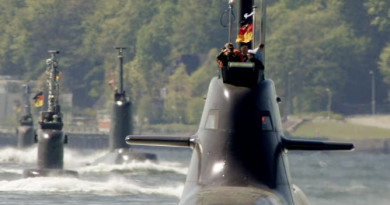 Submarine 'U 34' of the 212A-class of the German Navy