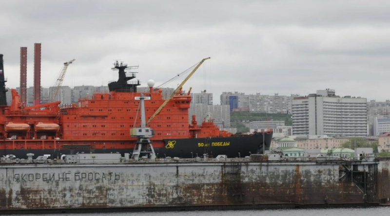 UK sanctions halt floating repair dock for Russia’s nuclear icebreaker fleet