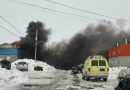 A large cloud of smoke.
