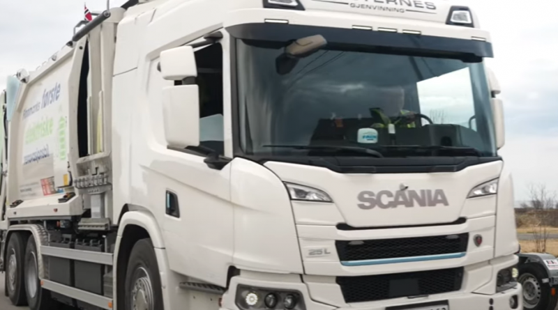 First fully electric garbage truck in Arctic Norway