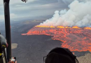 Icelandic authorities give hazard warnings as fissures spread lava and smoke