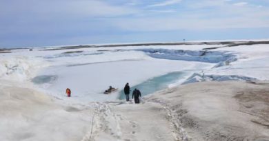 The Igloolik water reservoir