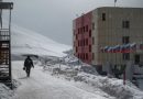 Soviet flag flies as first Murmansk passenger voyage reaches Svalbard