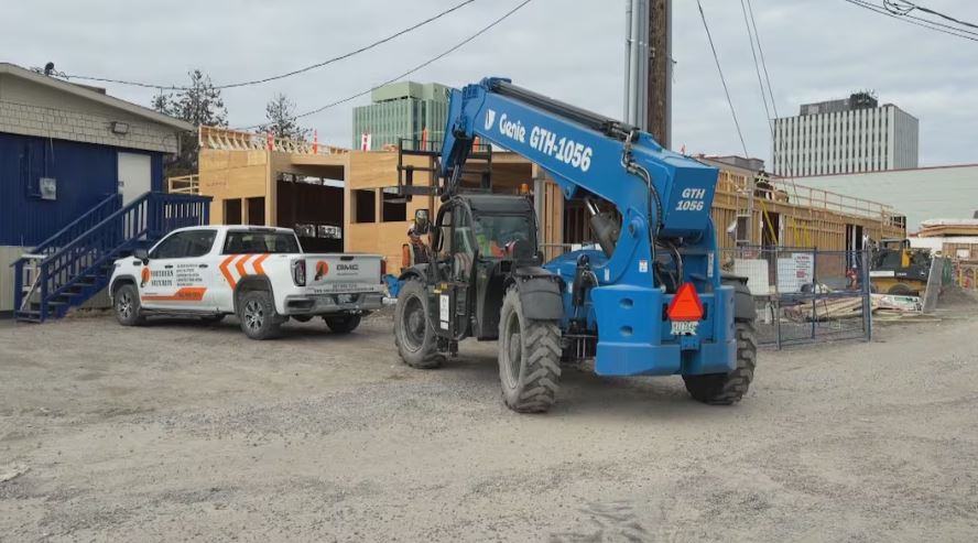 The Wellness and Recovery centre in downtown Yellowknife is currently under construction.