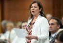 Rebecca Chartrand in Parliament