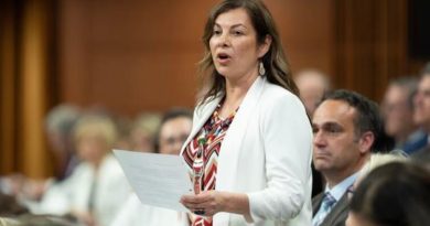 Rebecca Chartrand in Parliament