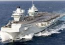 British carrier deploys north for NATO exercise amid increase in Russian overflights