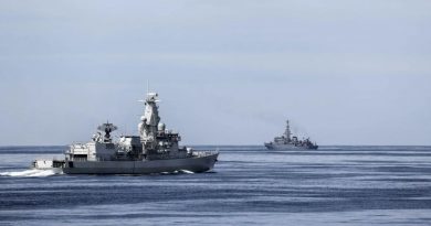 Ships in the water