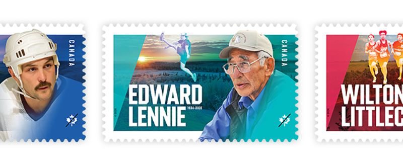 3 stamps dedicated to Indigenous leaders.