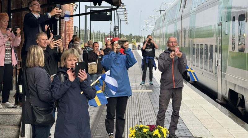 New rail link reconnects Finland and Sweden in North