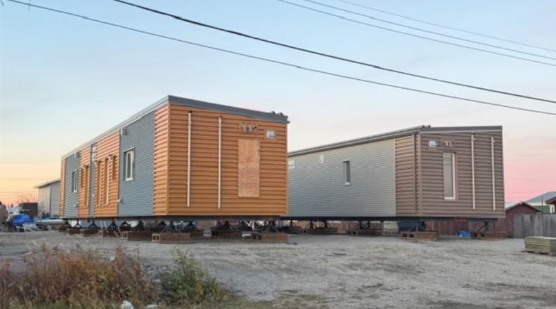 8 new housing units, built in Hay River, arrive in Behchokǫ̀