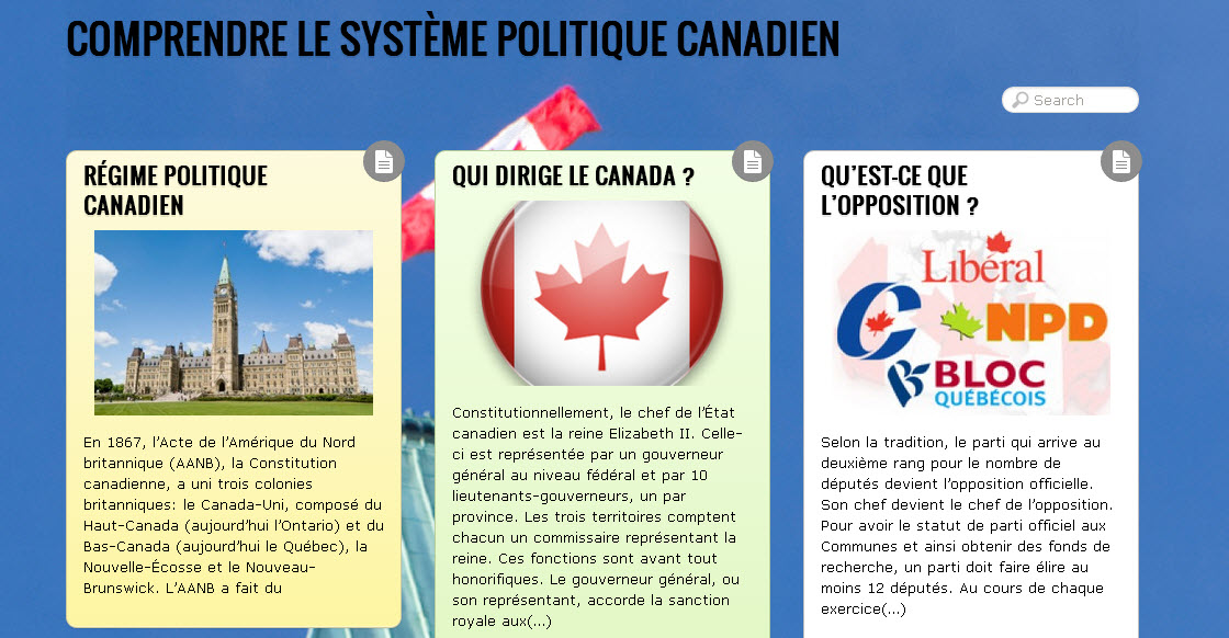 Comprendre le système politique canadien