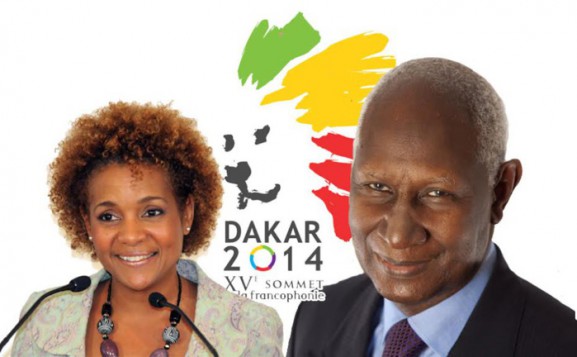 Michaëlle Jean et Abdou Diouf