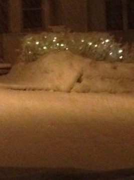 Carbonear, péninsule d’Avalon de Terre-Neuve: Il neige comme en janvier en ce 2 avril 