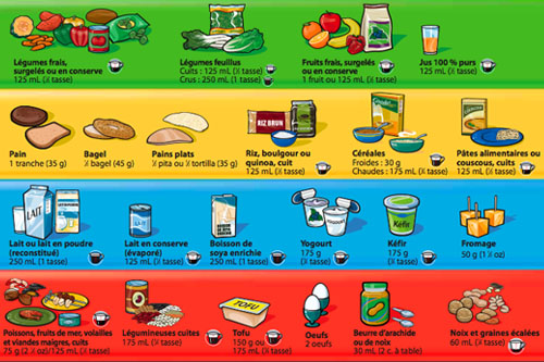 Six leçons à tirer du Guide alimentaire canadien