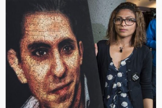Raif Badawi et son épouse Ensaf Haidar - Presse canadienne
